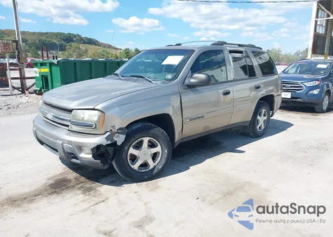 2003 Chevrolet Trailblazer Lt из США, поврежденный, VIN 1GNDT13S632109932